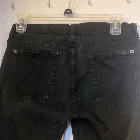 7 for all mankind Black Skinny Jeans - Picture 4 of 5